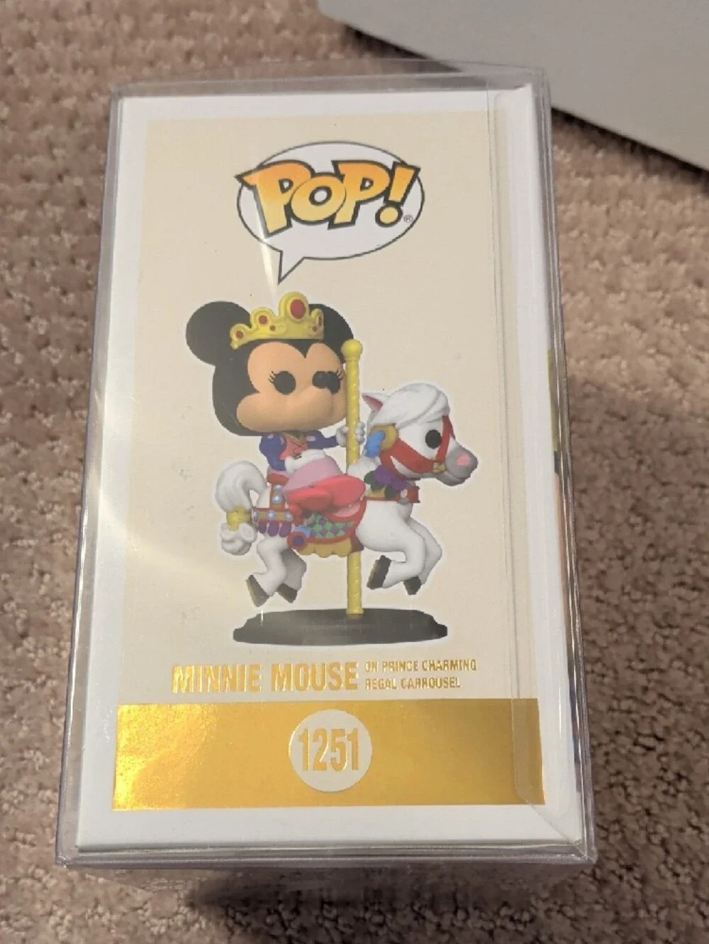 Funko 1251 Minnie Mouse on Prince Charming Regal Carousel